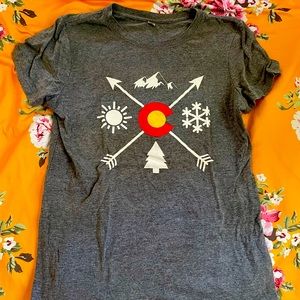 (5 items for $5 each) Woman’s size medium Colorado t shirt